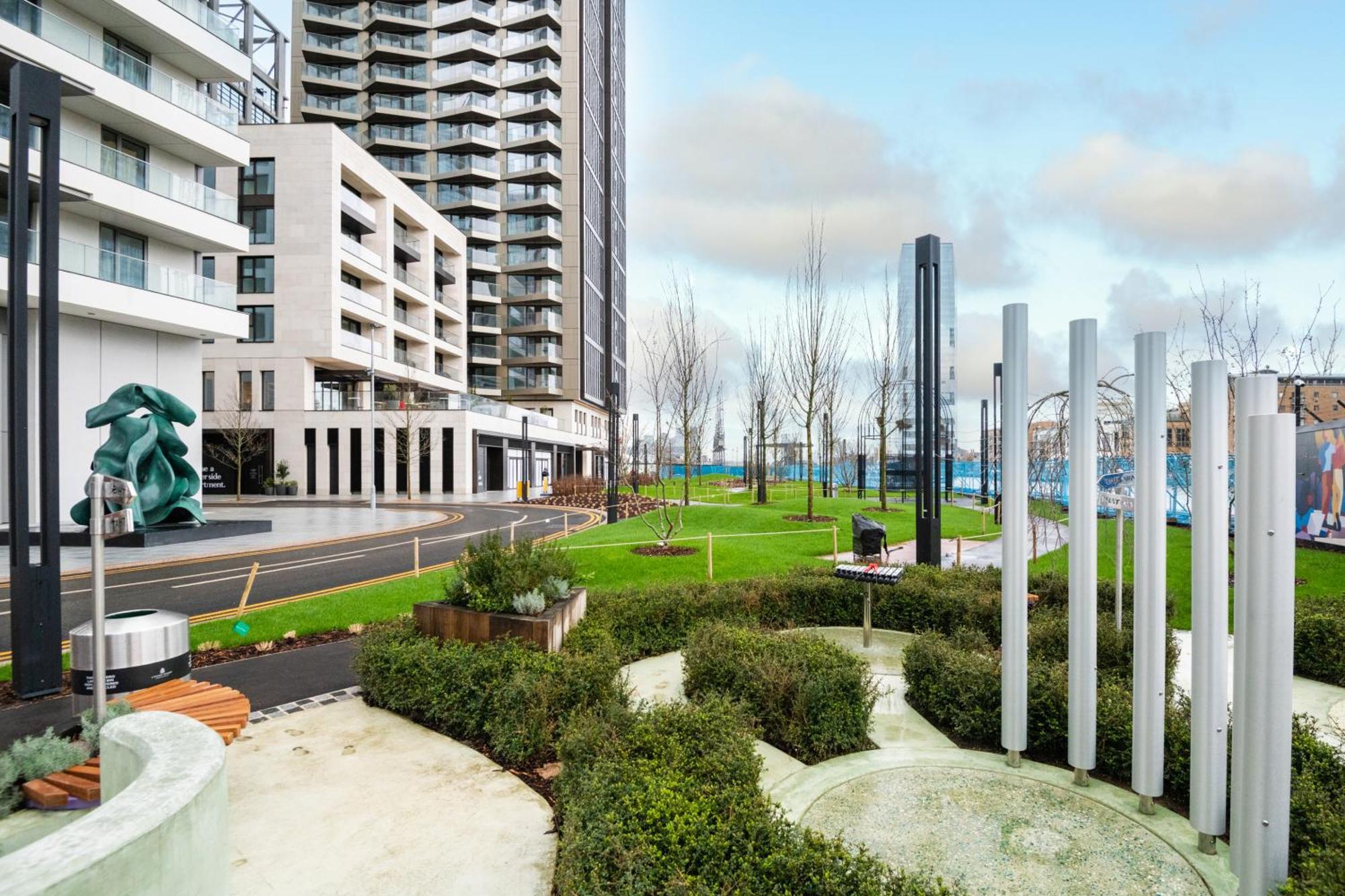 Elegant And Modern Apartments In Canary Wharf Right Next To Thames لندن المظهر الخارجي الصورة