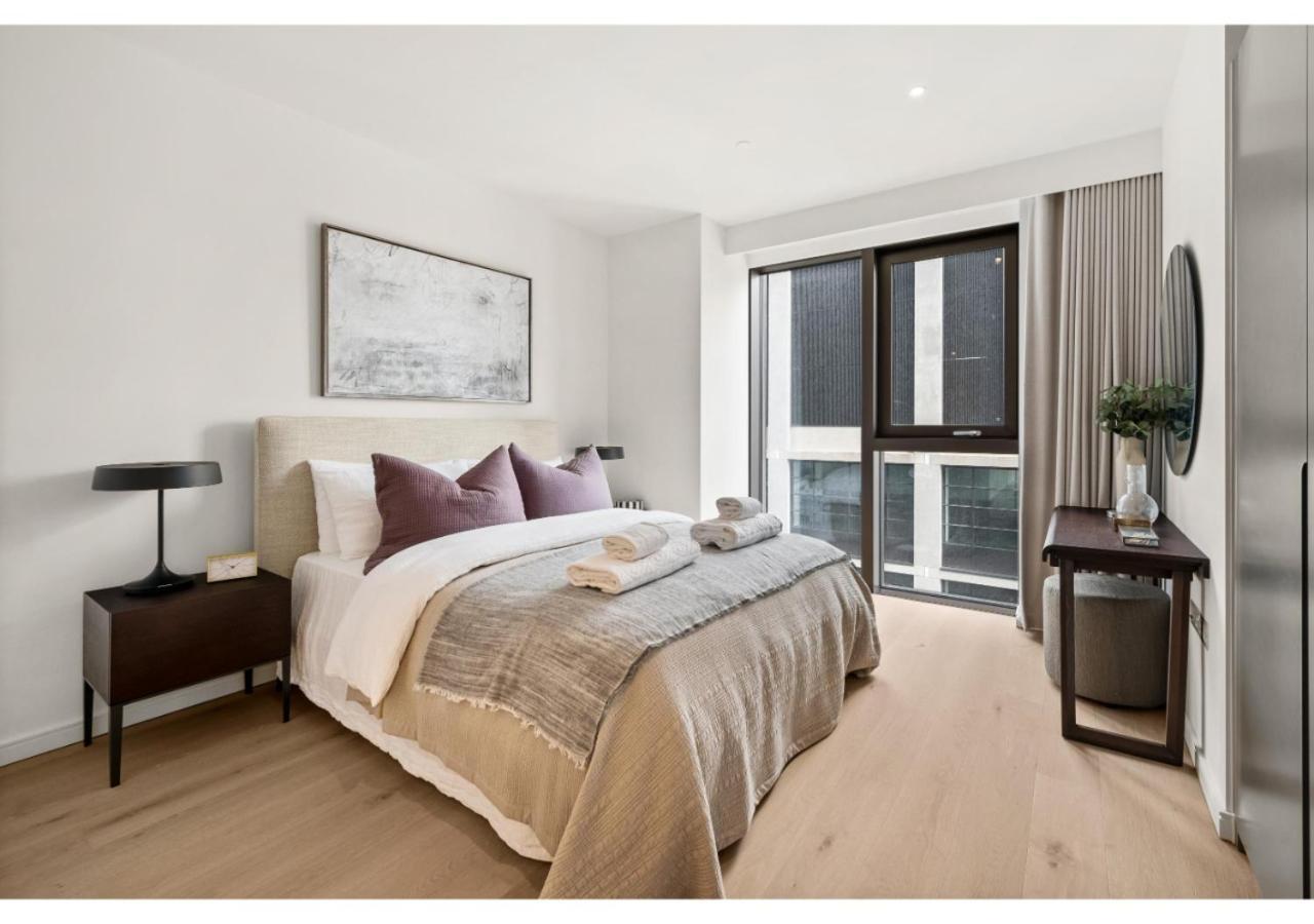 Elegant And Modern Apartments In Canary Wharf Right Next To Thames لندن المظهر الخارجي الصورة
