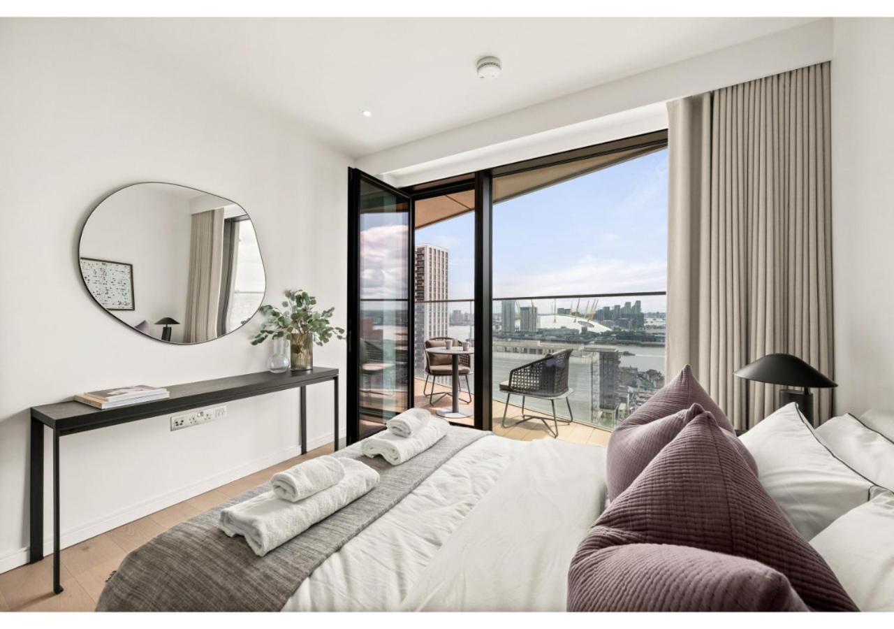 Elegant And Modern Apartments In Canary Wharf Right Next To Thames لندن المظهر الخارجي الصورة