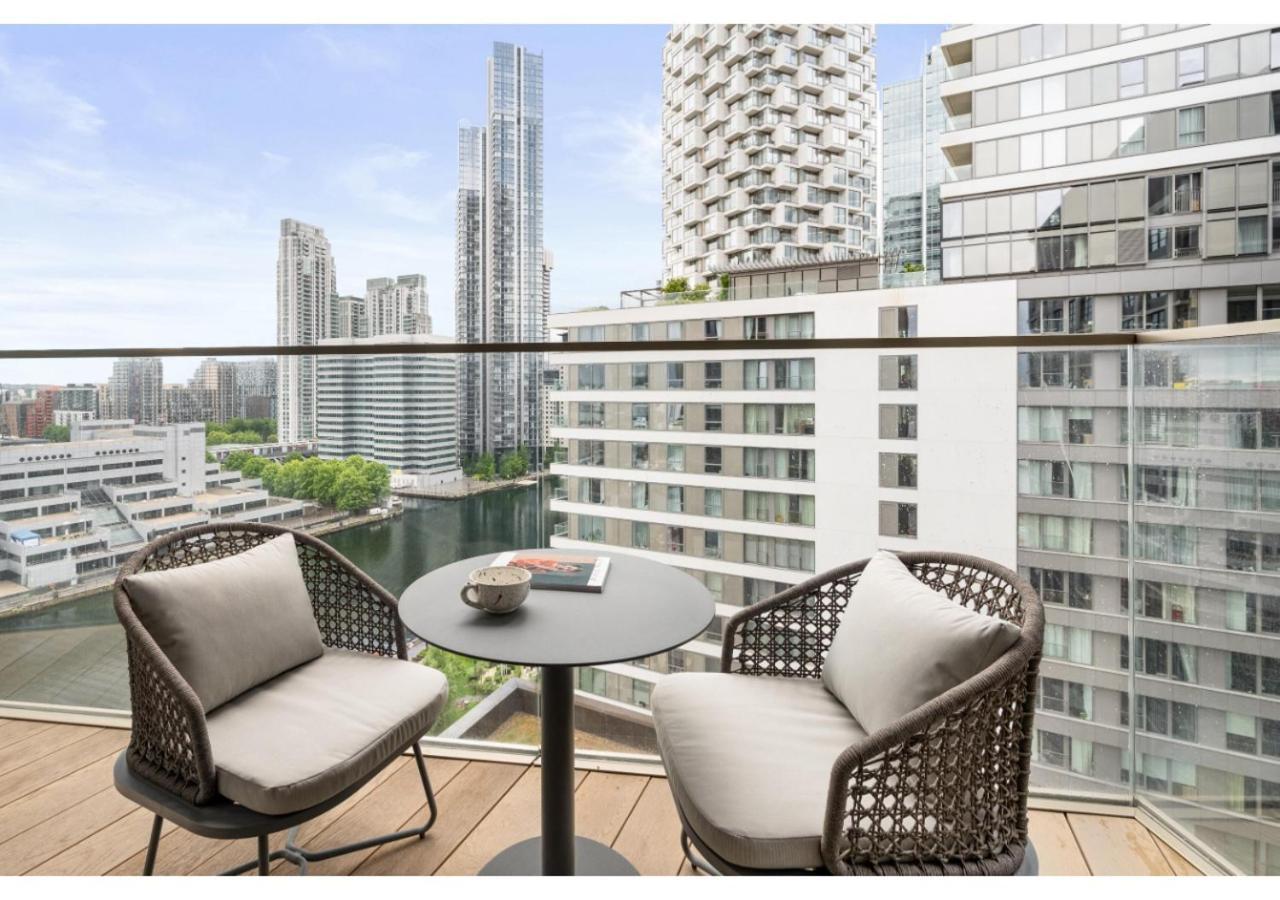 Elegant And Modern Apartments In Canary Wharf Right Next To Thames لندن المظهر الخارجي الصورة