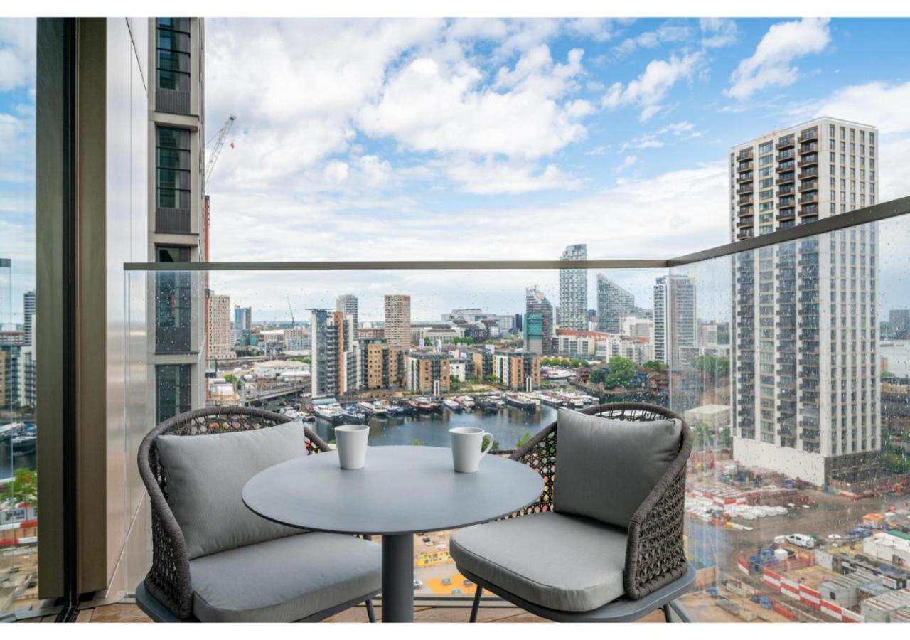 Elegant And Modern Apartments In Canary Wharf Right Next To Thames لندن المظهر الخارجي الصورة