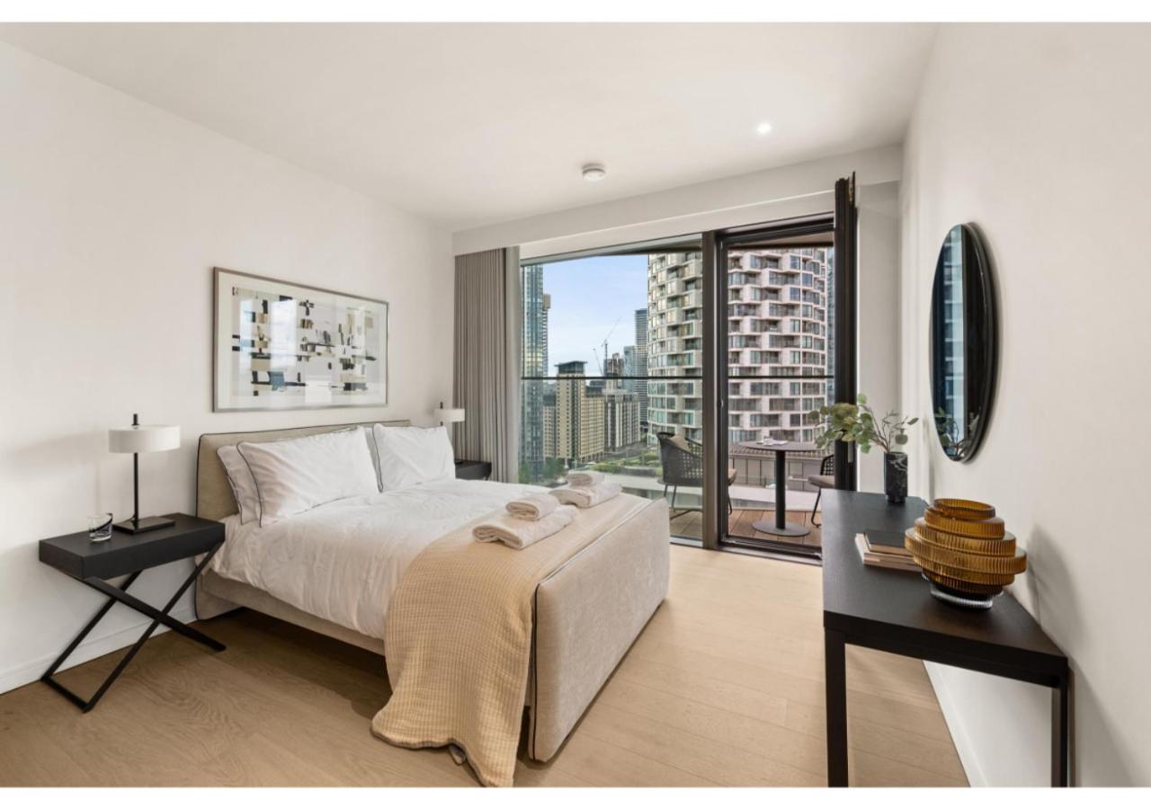 Elegant And Modern Apartments In Canary Wharf Right Next To Thames لندن المظهر الخارجي الصورة