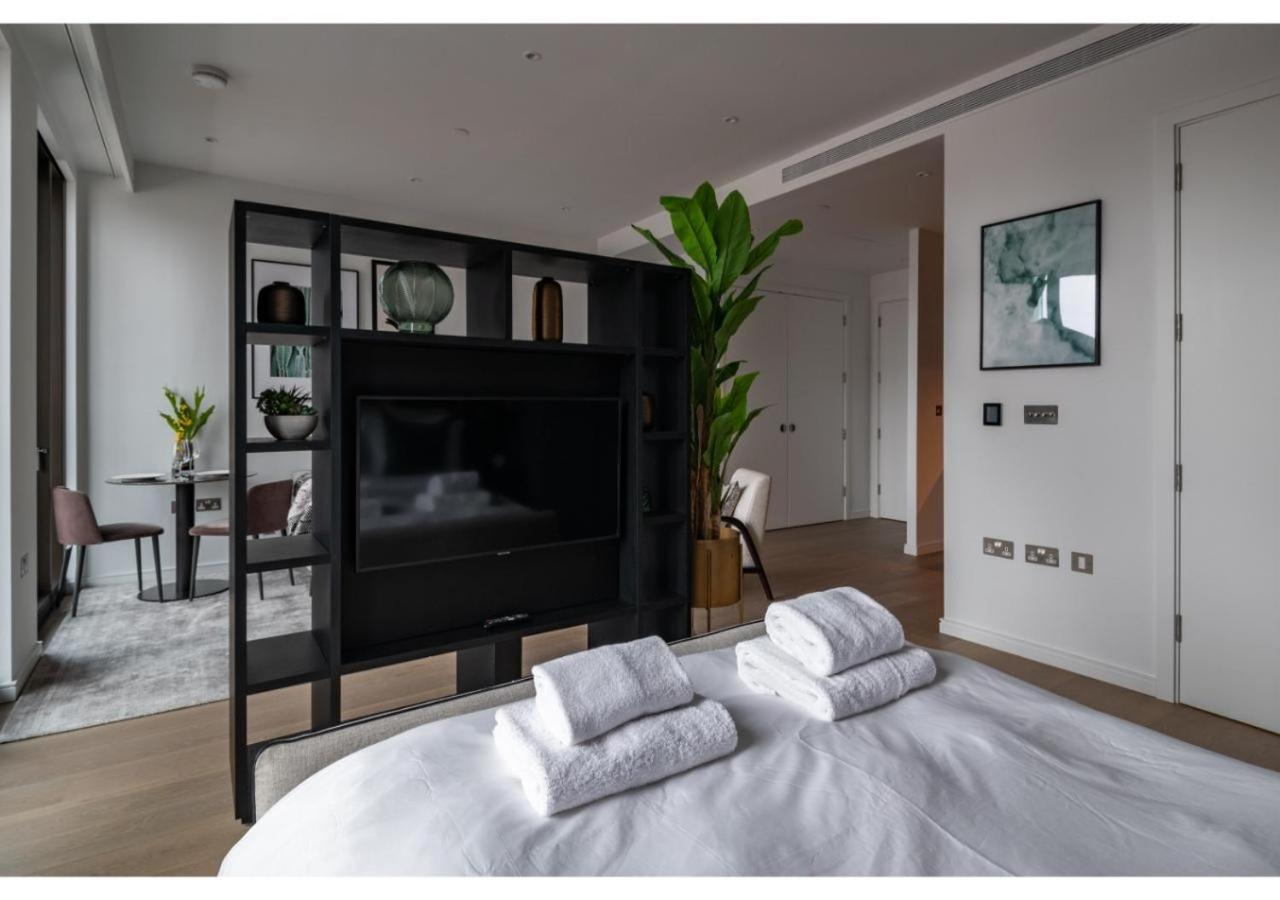Elegant And Modern Apartments In Canary Wharf Right Next To Thames لندن المظهر الخارجي الصورة