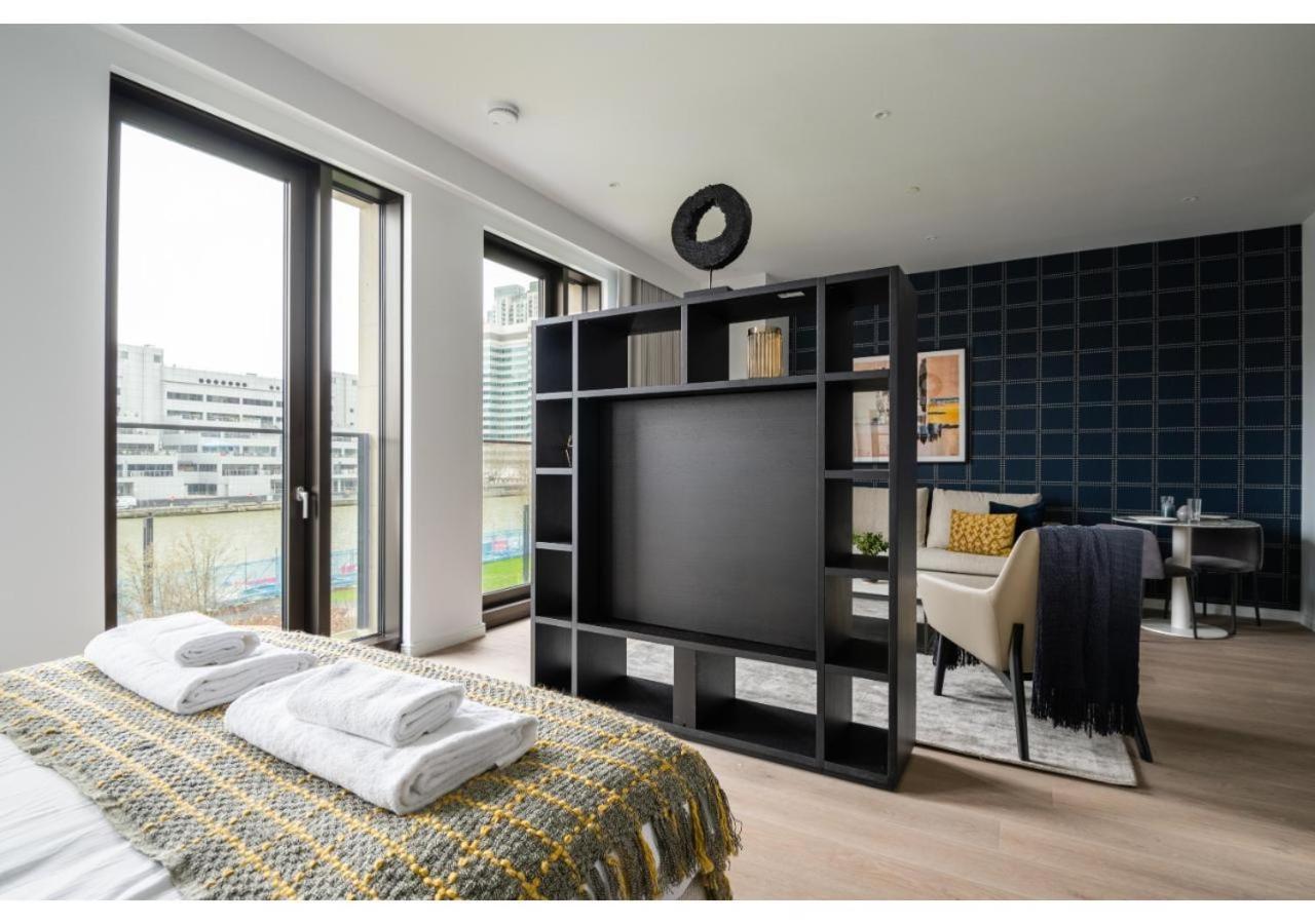 Elegant And Modern Apartments In Canary Wharf Right Next To Thames لندن المظهر الخارجي الصورة