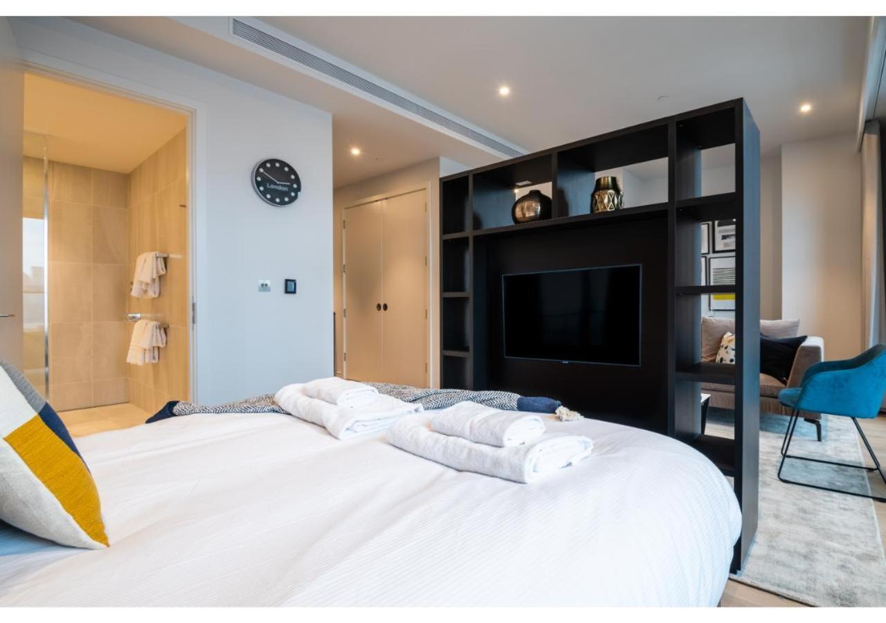 Elegant And Modern Apartments In Canary Wharf Right Next To Thames لندن المظهر الخارجي الصورة